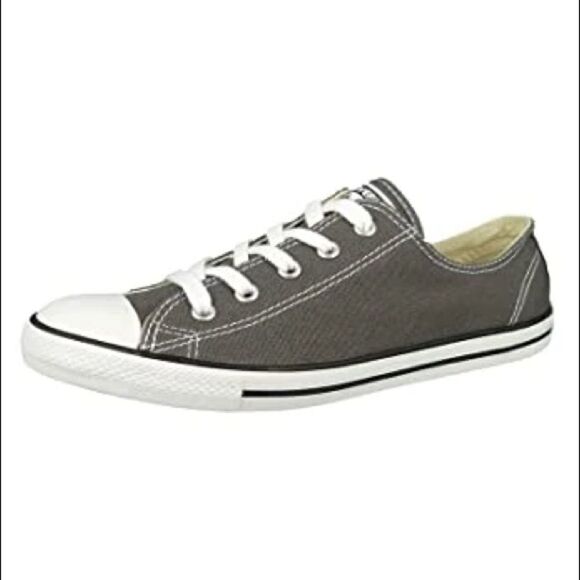 Converse Women's Dainty Ox, Charcoal A2 - Picture 1 of 10